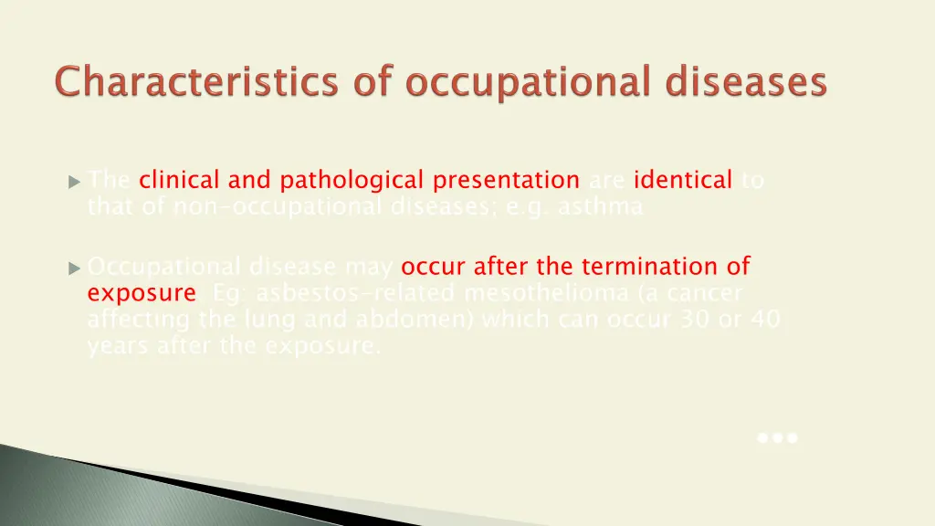 the clinical and pathological presentation