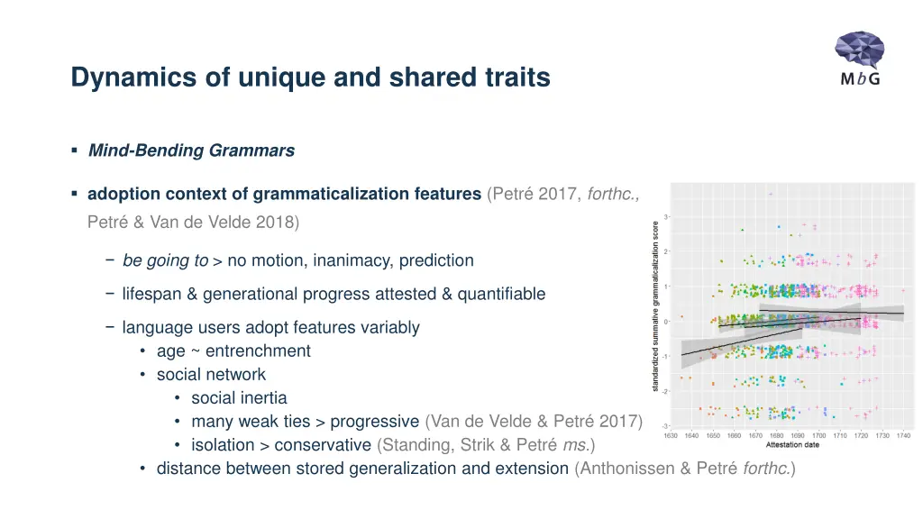 dynamics of unique and shared traits 2