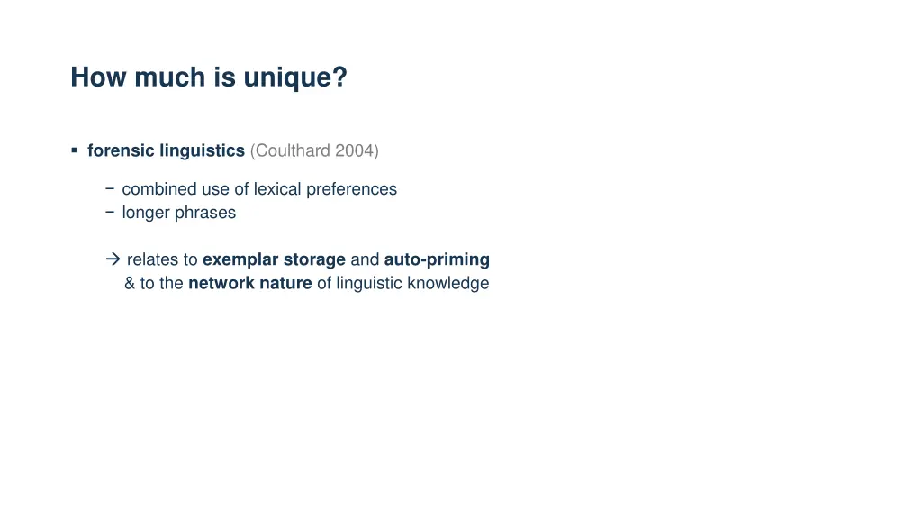 how much is unique