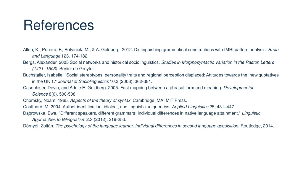 references