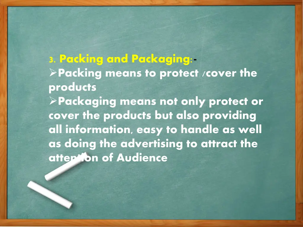 3 packing and packaging packing means to protect