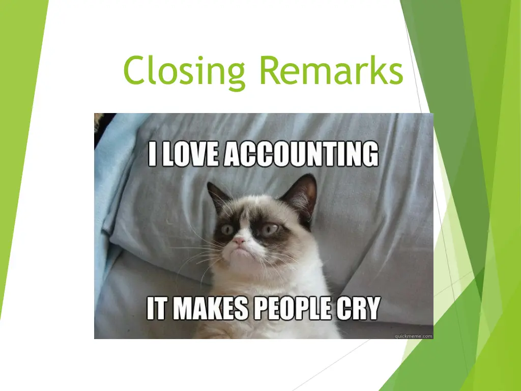 closing remarks