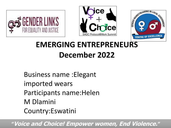 emerging entrepreneurs december 2022