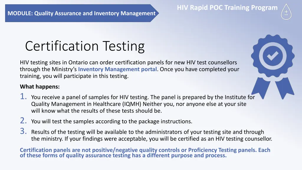 hiv rapid poc training program 6