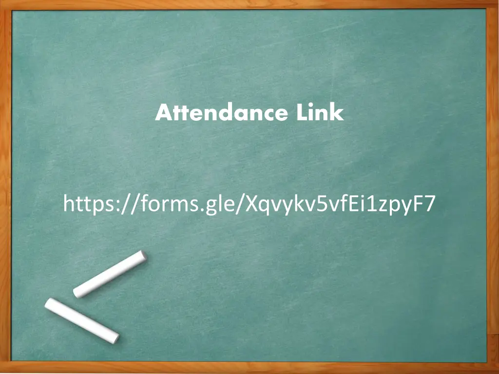 attendance link