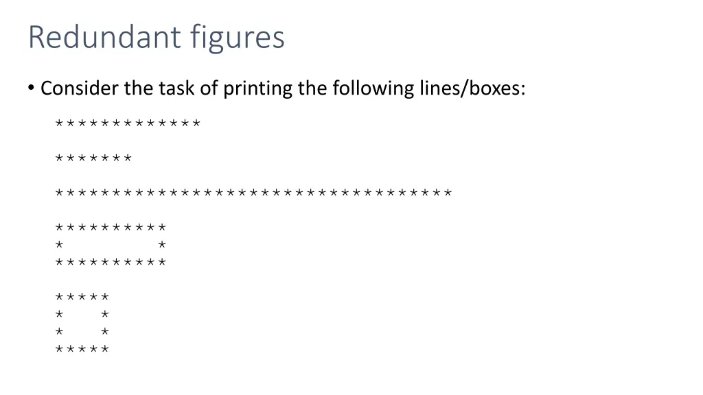 redundant figures