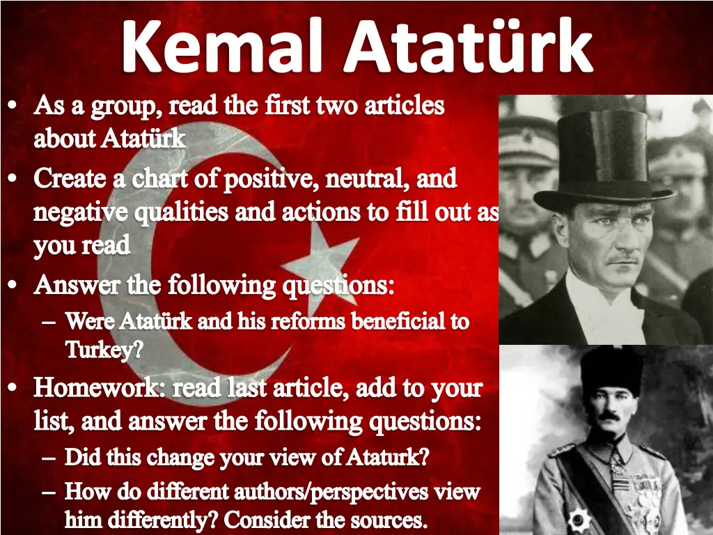 kemal atat rk as a group read the first