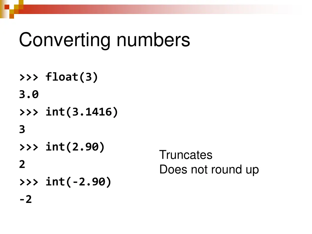 converting numbers