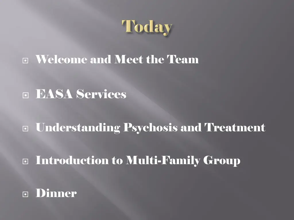 welcome and meet the team