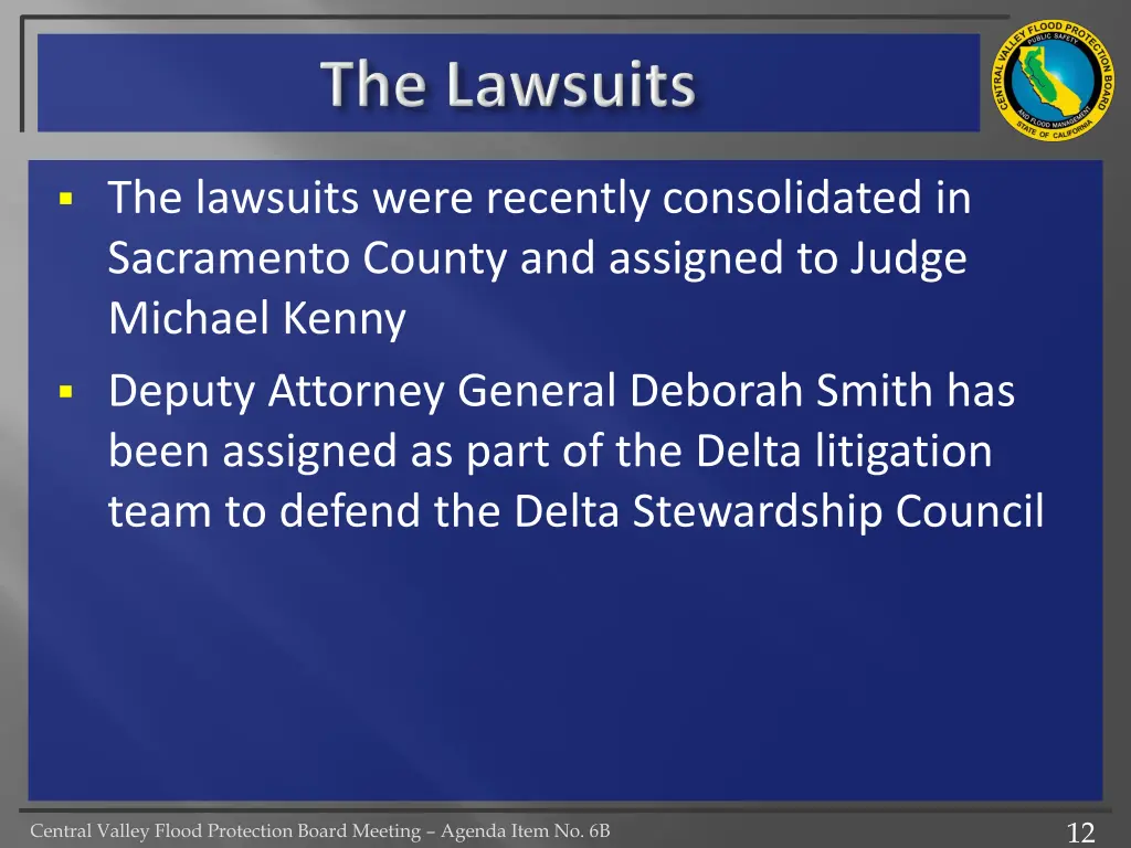 the lawsuits were recently consolidated