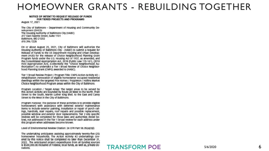 homeowner grants rebuilding together