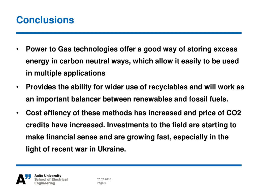conclusions