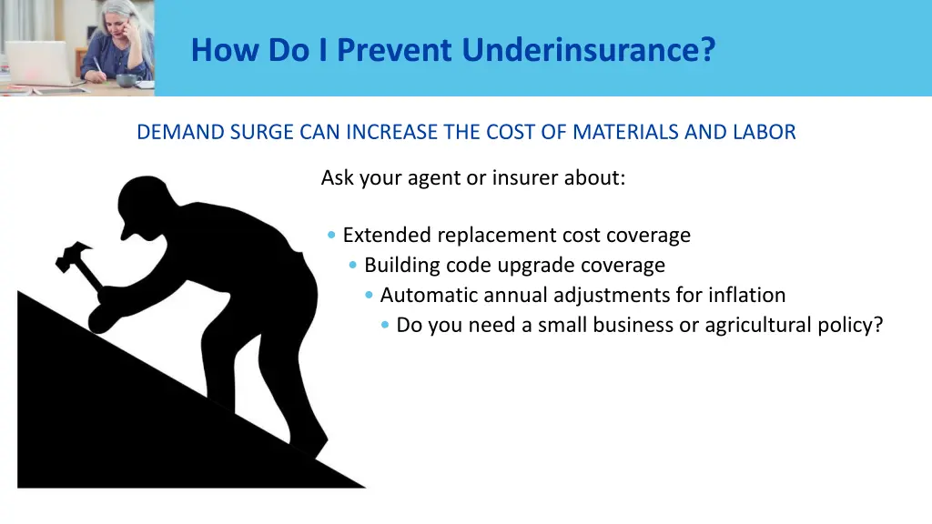 how do i prevent underinsurance