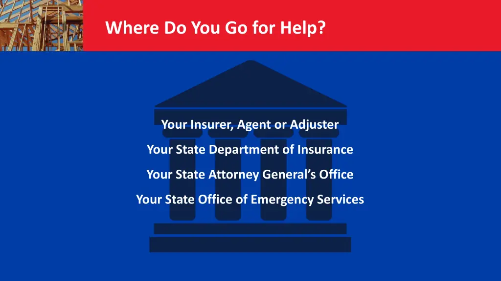 where do you go for help