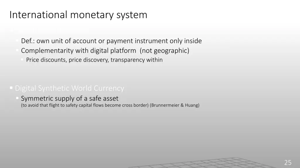 international monetary system