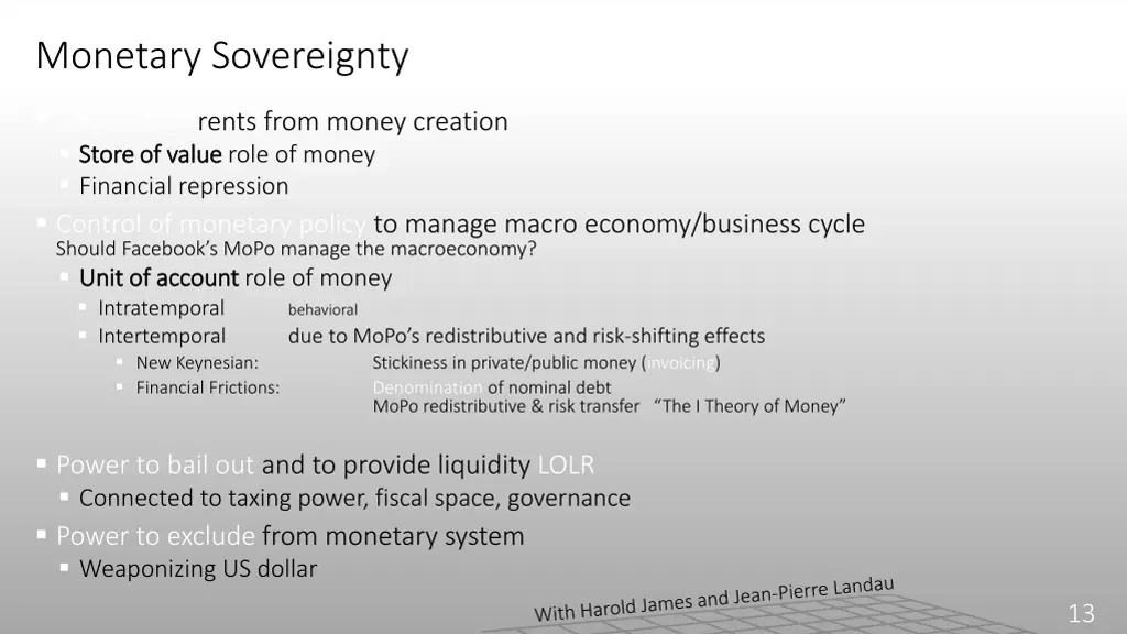 monetary sovereignty
