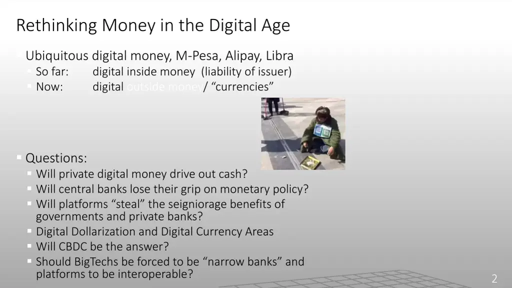 rethinking money in the digital age