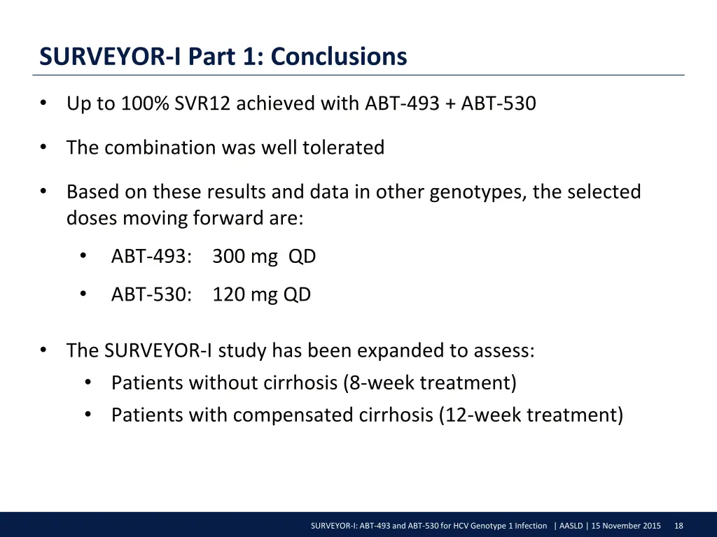 surveyor i part 1 conclusions