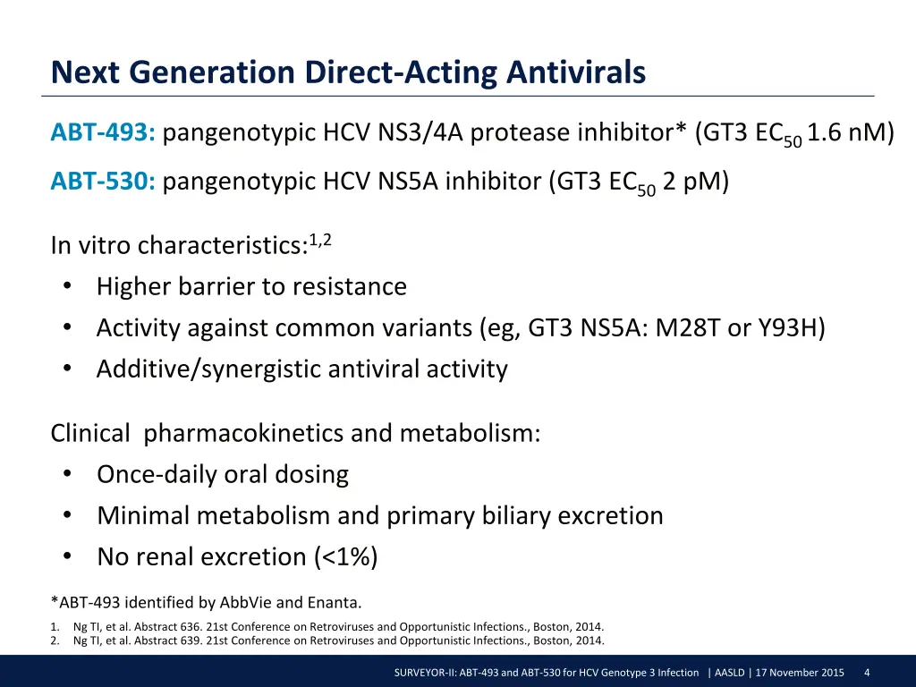 next generation direct acting antivirals