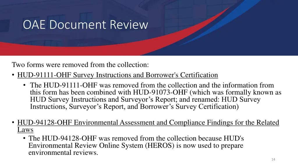oae document review 1