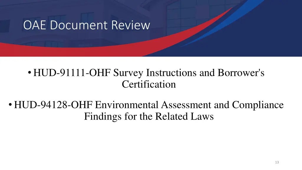 oae document review