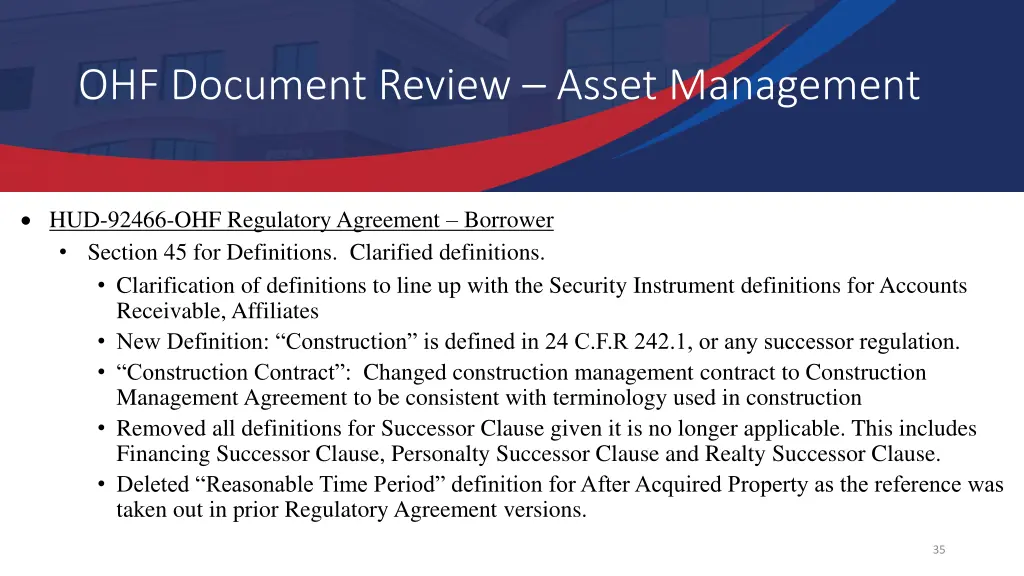 ohf document review asset management 11