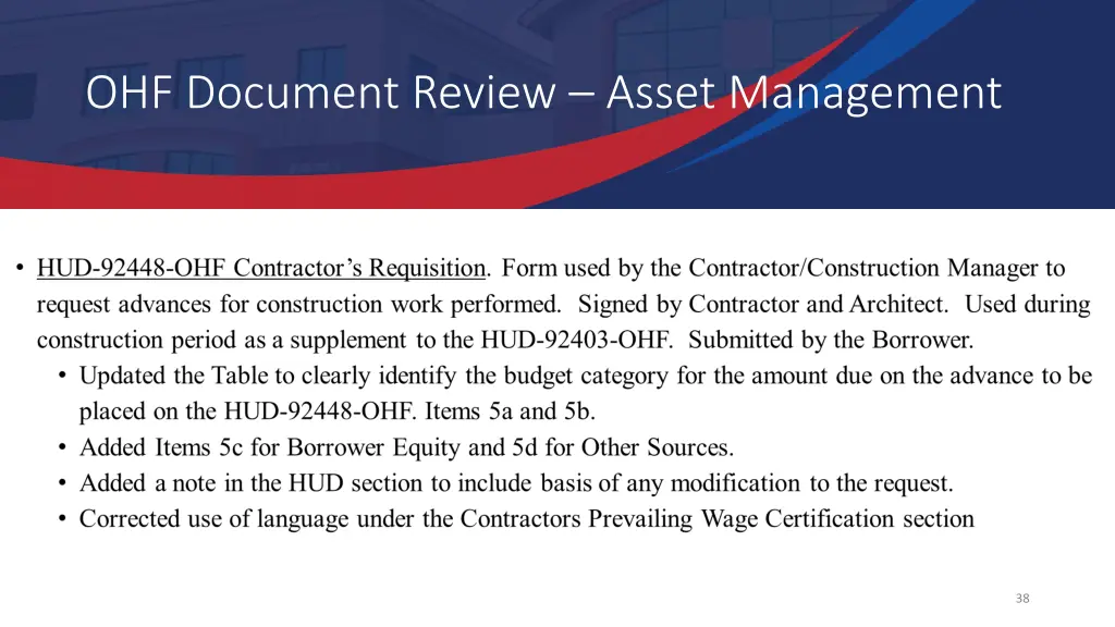 ohf document review asset management 14