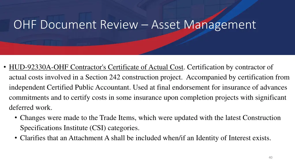 ohf document review asset management 16