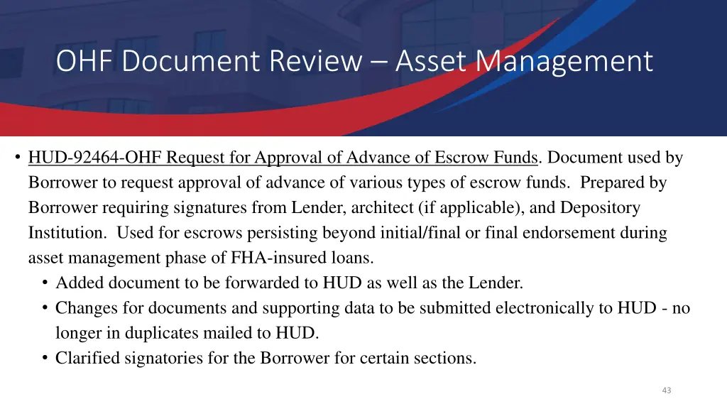 ohf document review asset management 19