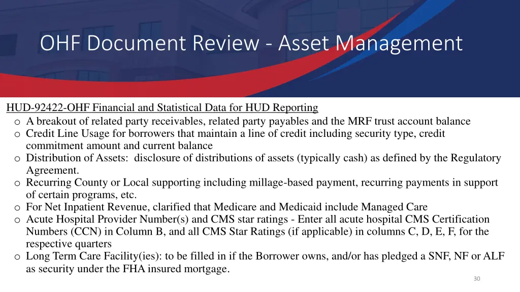 ohf document review asset management 6