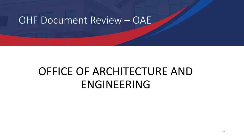 ohf document review oae