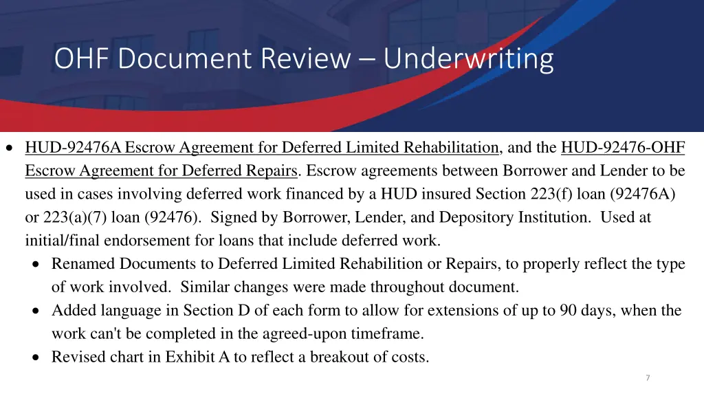 ohf document review underwriting 2