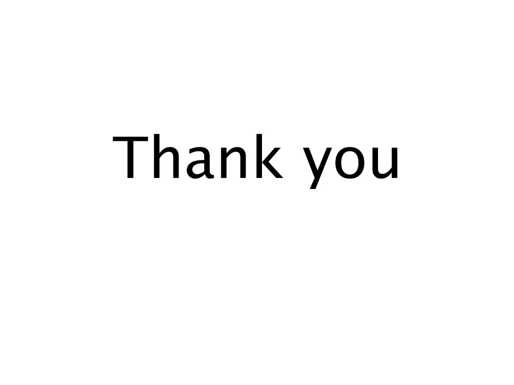 thank you