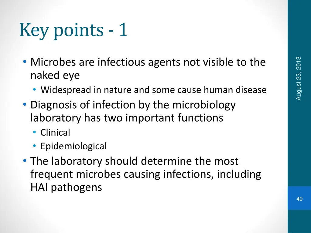 key points 1