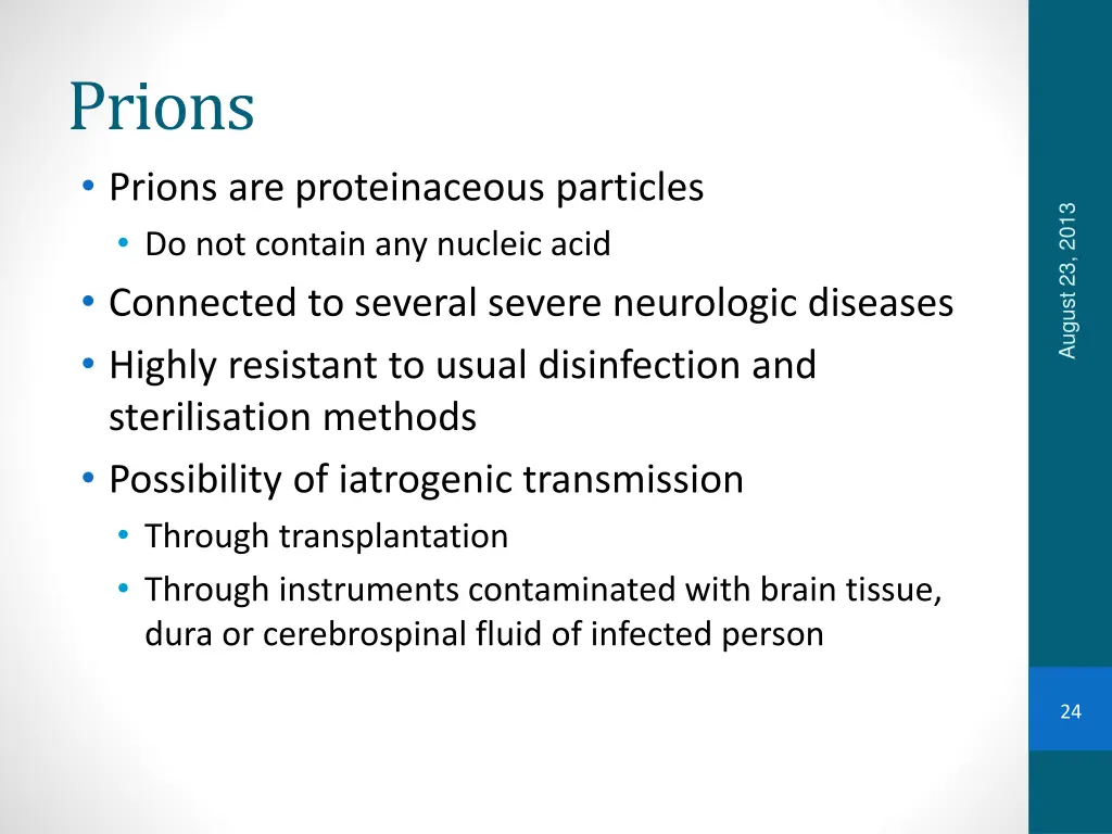 prions prions are proteinaceous particles