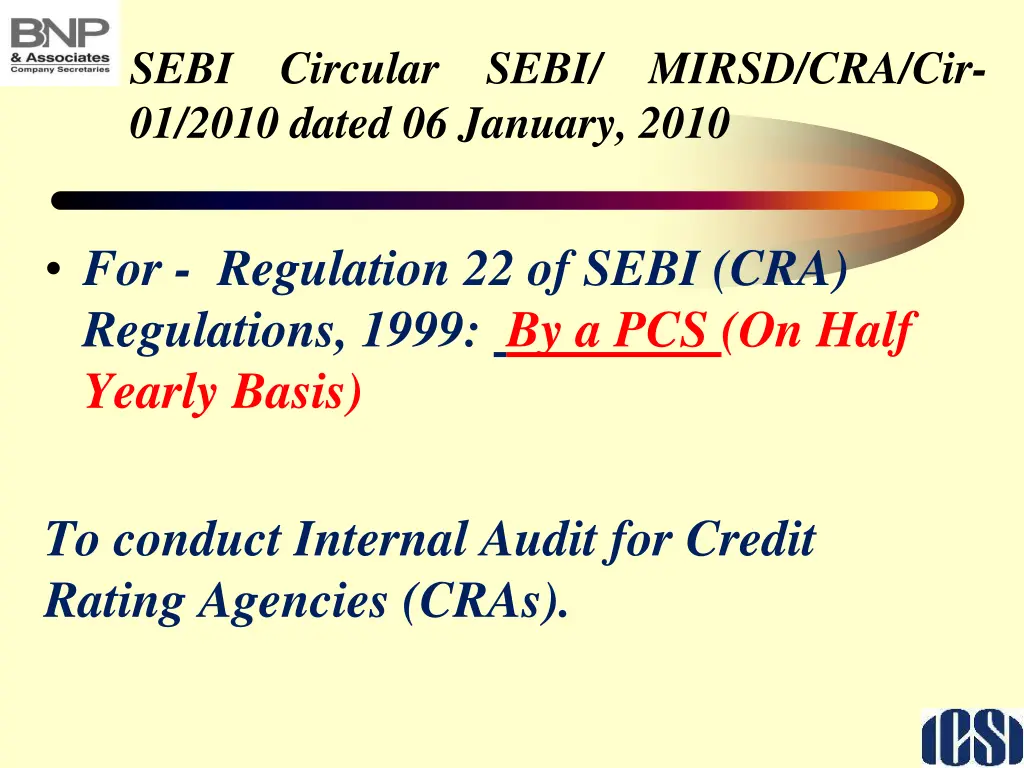 sebi circular sebi mirsd cra cir 01 2010 dated