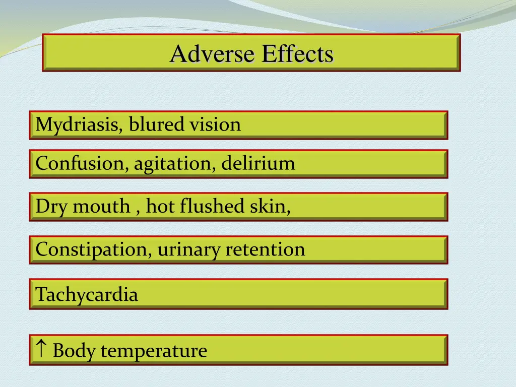 adverse effects