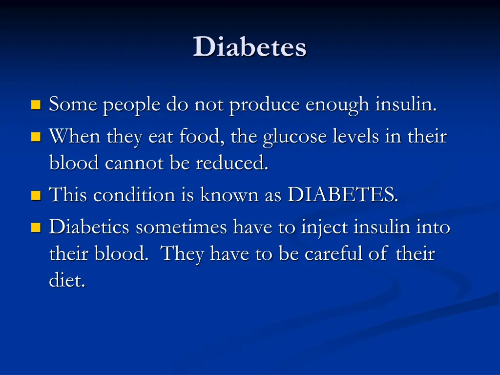 diabetes