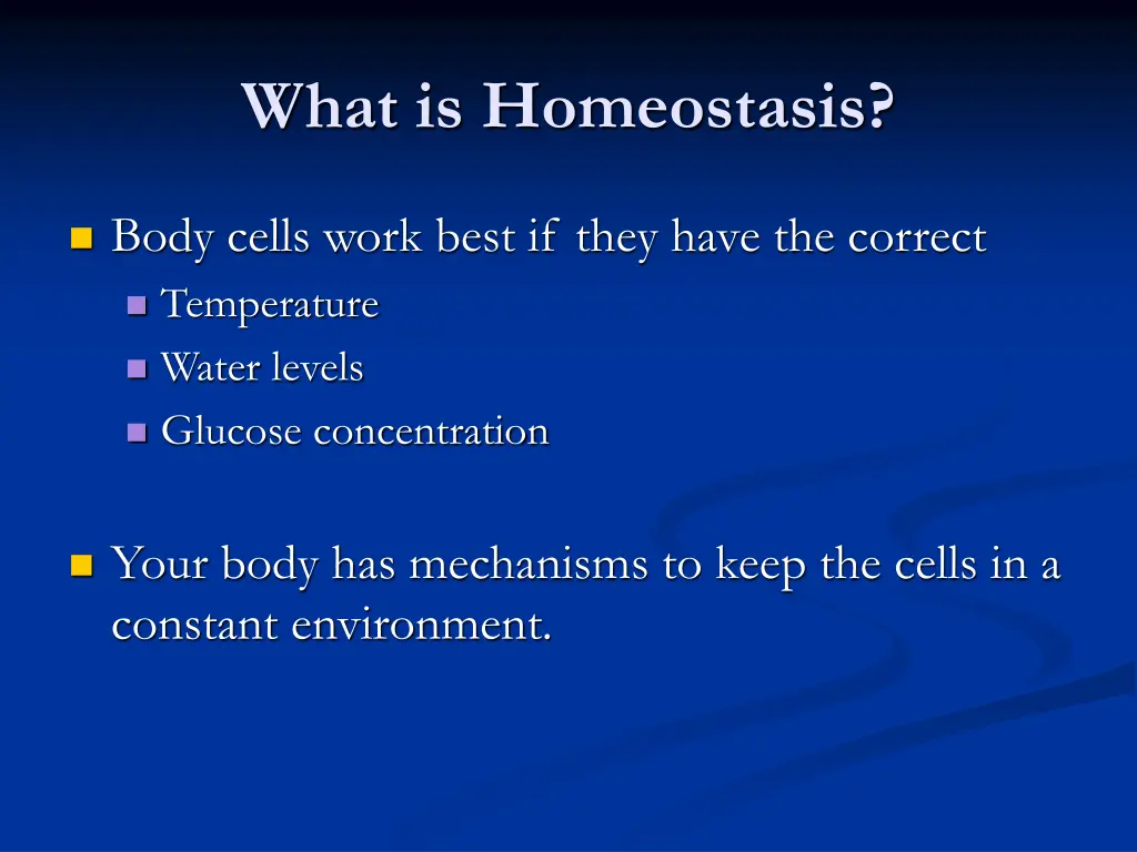 what is homeostasis