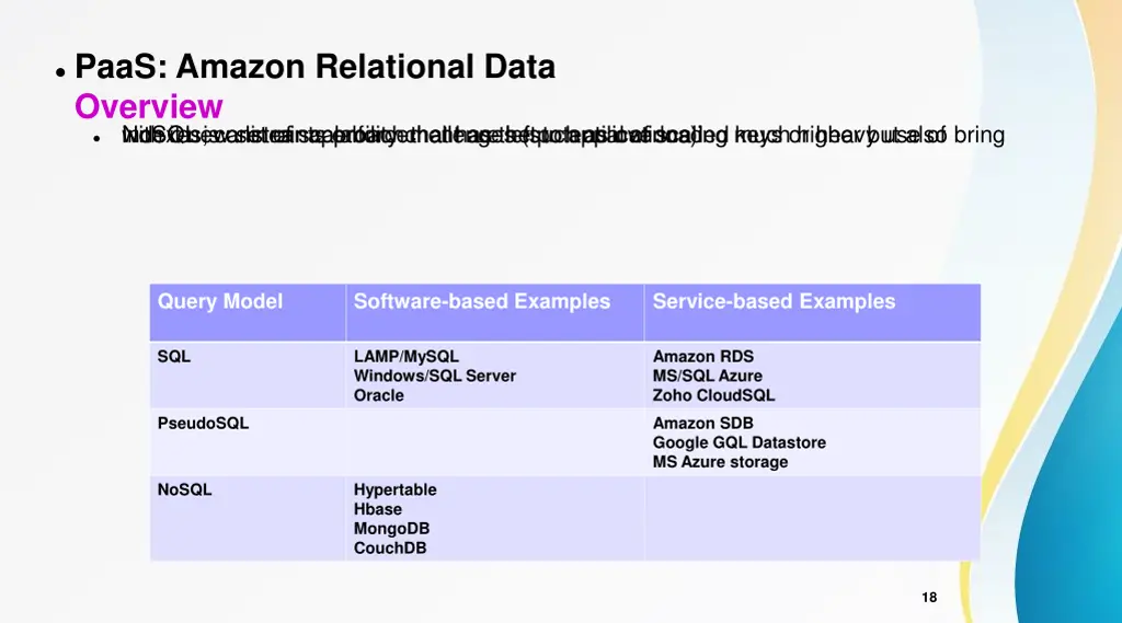 paas amazon relational data overview 1
