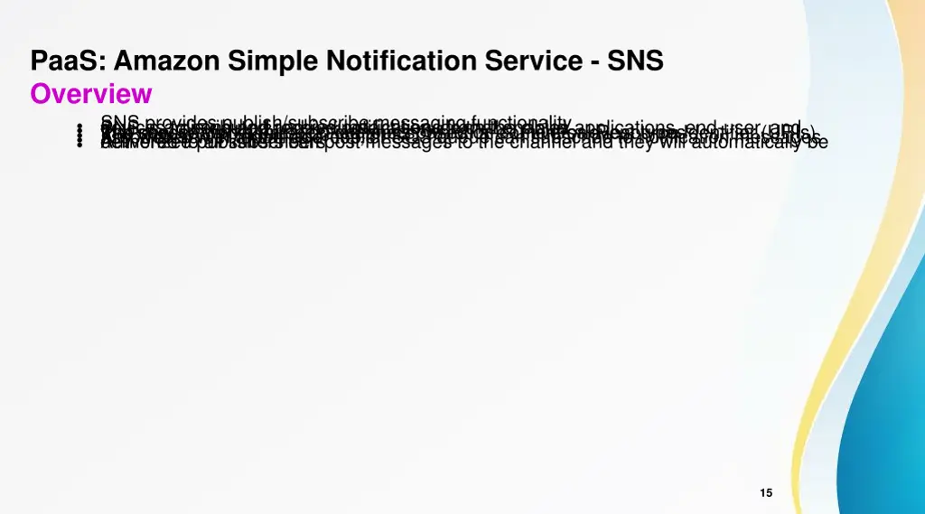 paas amazon simple notification service