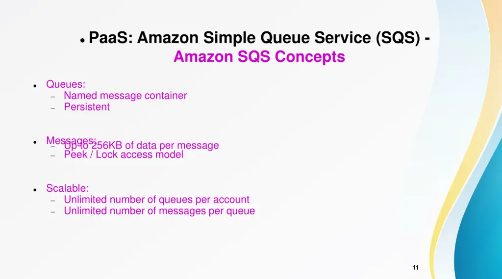 paas amazon simple queue service sqs amazon
