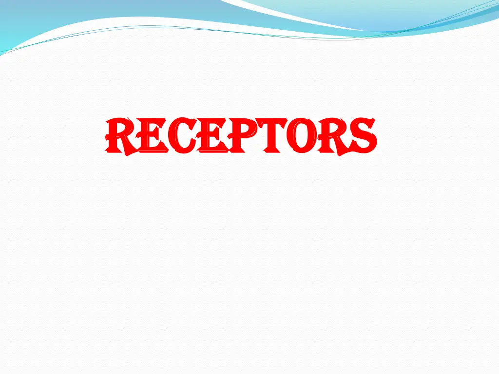 receptors receptors