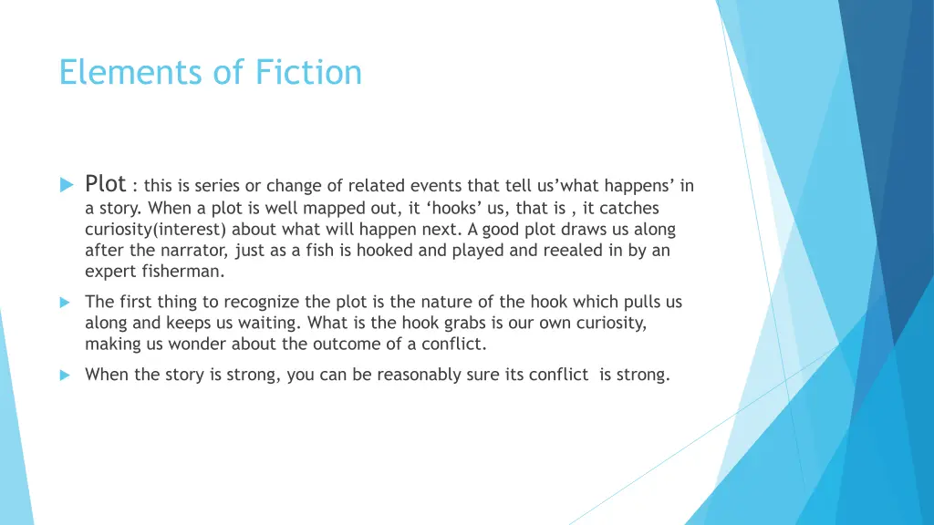 elements of fiction 2