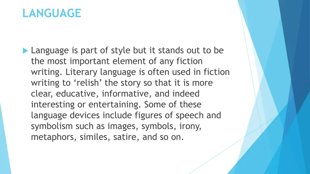 language