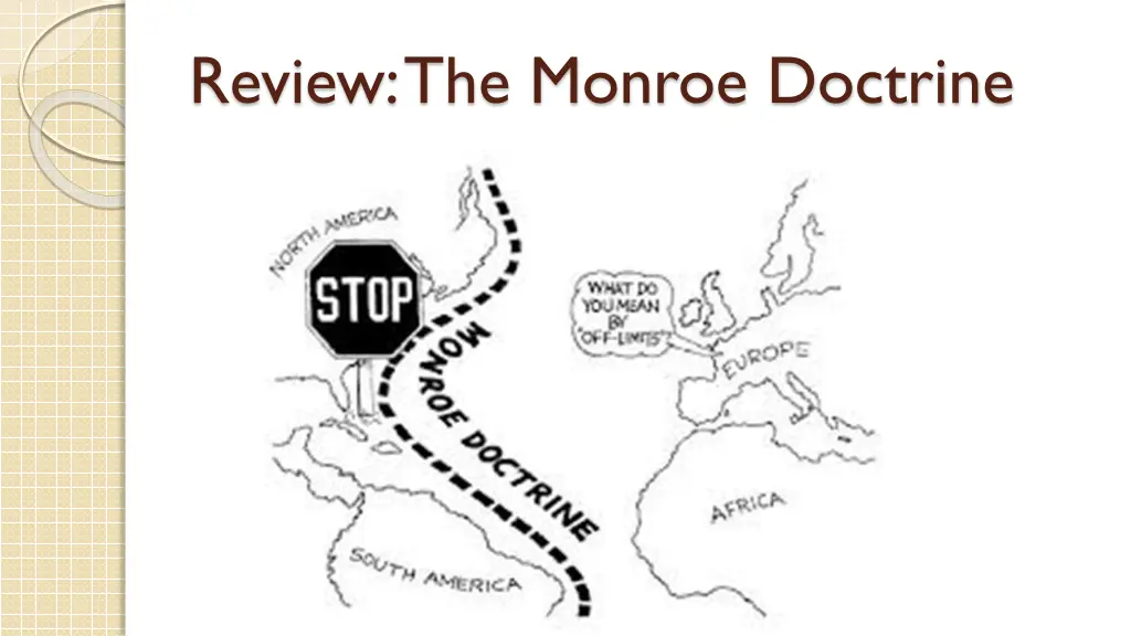 review the monroe doctrine