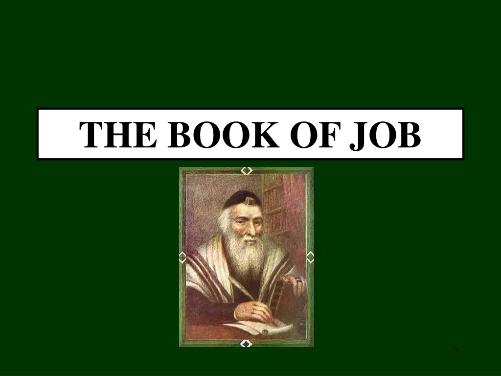 the book of job 1