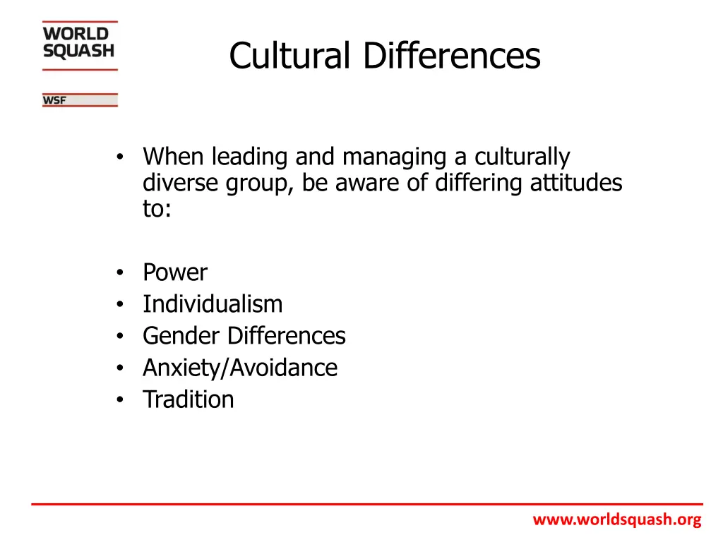 cultural differences