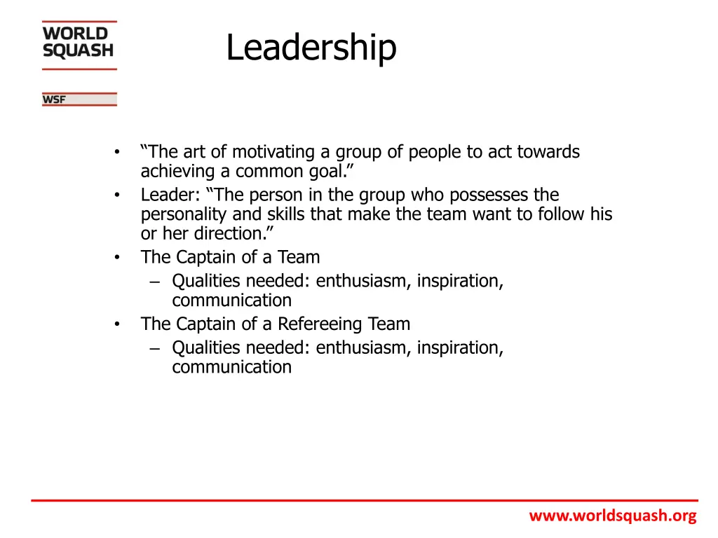 leadership