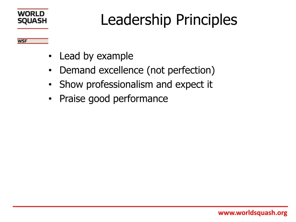 leadership principles